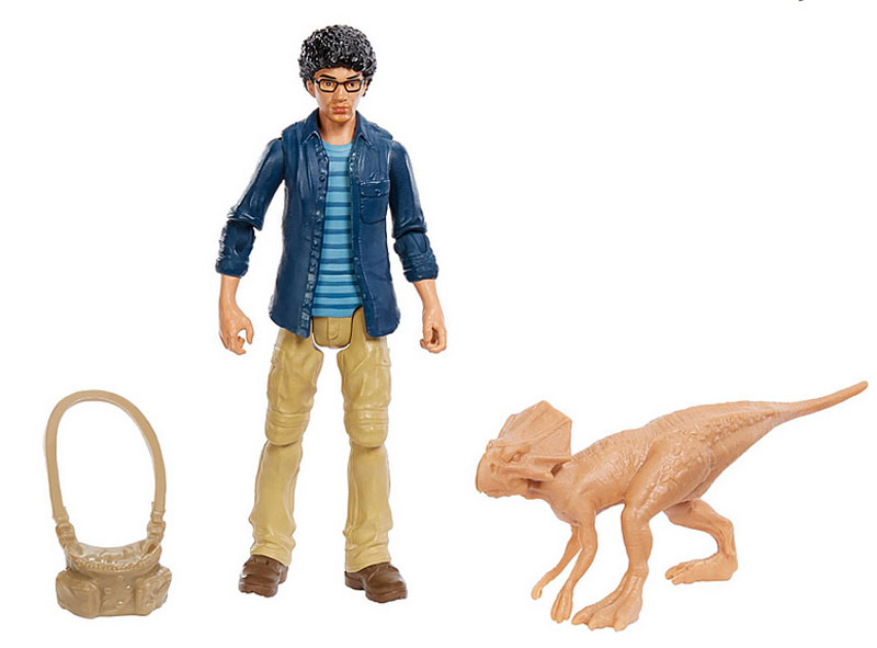 jurassic world owen and dinosaur figures set