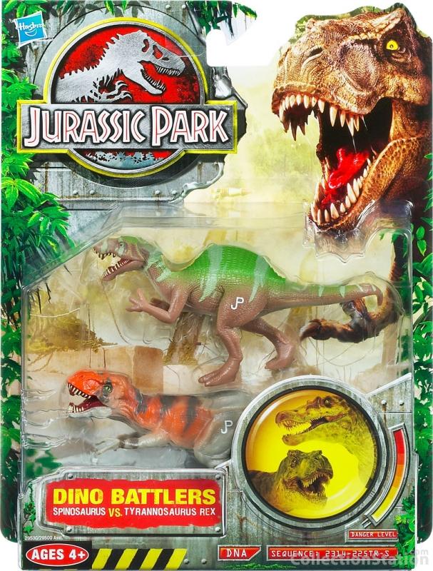 jurassic park toys spinosaurus vs trex